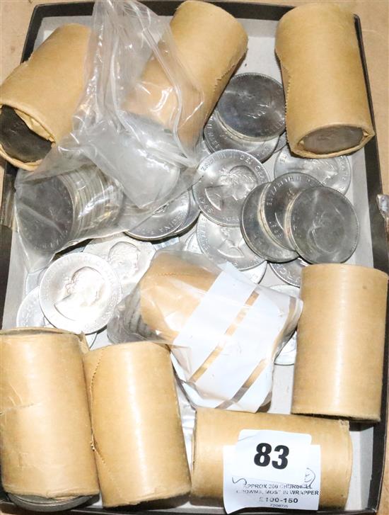 Approx 200 Churchill crowns, most in wrapper(-)
